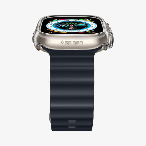 ACS05458 - Apple Watch Ultra (Apple Watch (49mm)) Case Thin Fit in black showing the front